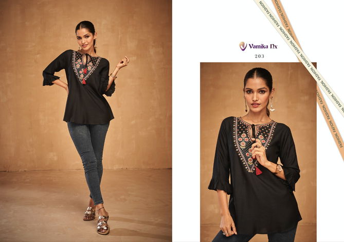 Vamika Nx Anokhi Fancy Western Wear Wholesale Ladies Top Catalog 